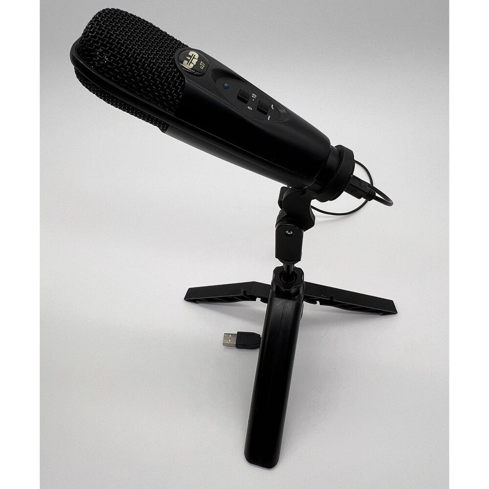 CAD Audio Microphone U37 USB Studio Recording Condenser Tripod Stand Tested